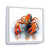 White Floater Framed selected