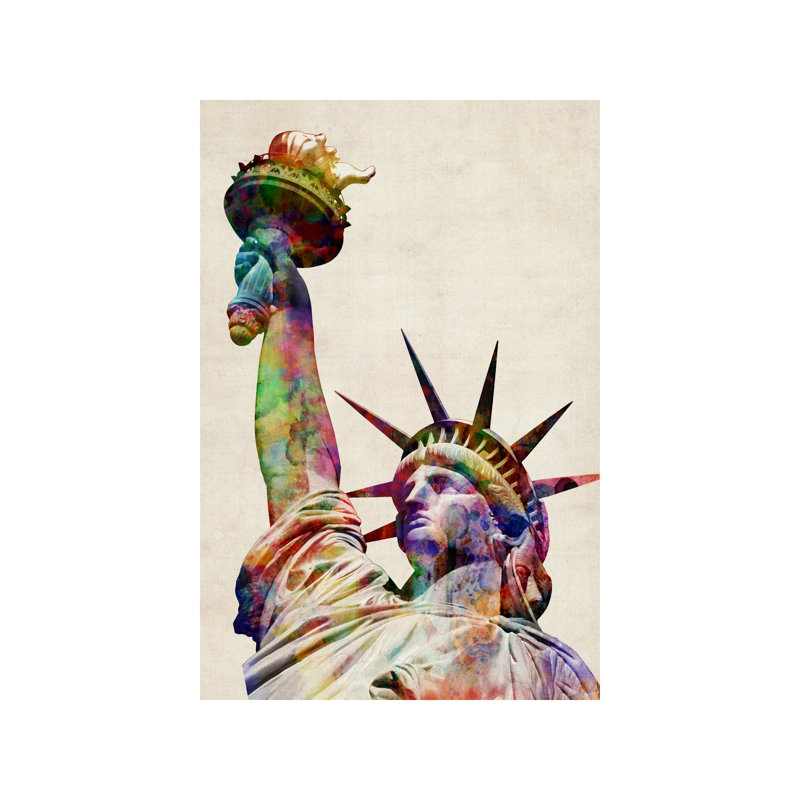 Statue Of Liberty by Michael Tompsett - No Frame Print on Canvas, 66.04 cm H x 45.72 cm W x 1.91 cm D