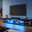 RGB Ambient Lighting TV cabinet, with leveling feet-1208879545-1208879551
