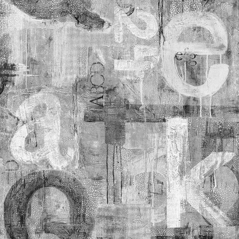Rouleau abstrait Zyriel, Gris