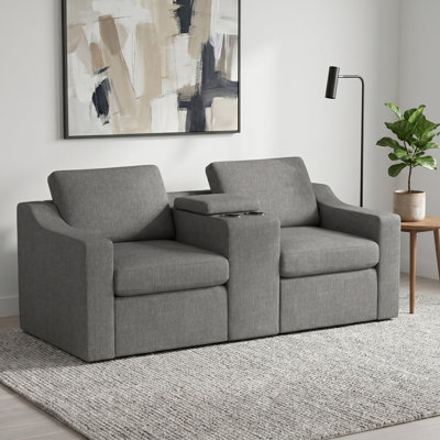 Lockheart Loveseat Console Slope