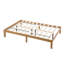 Structure de lit plateforme en bois de taille grand, aucun sommier requis, support de lattes en bois robuste, assemblage facile