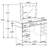 Glossy White 9-Drawer Vanity Desk