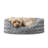 Ultra Plush Oval Donut Dog Bed-809269206-809269214