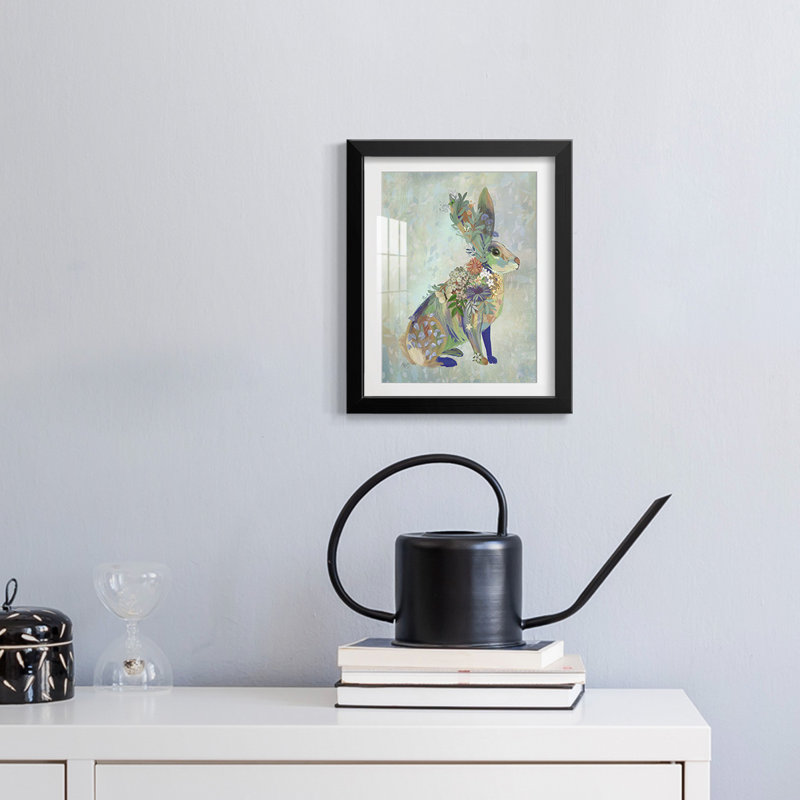 Kimbria - Toile tendue avec châssis, 28.5" H x 20.5" W, Noir