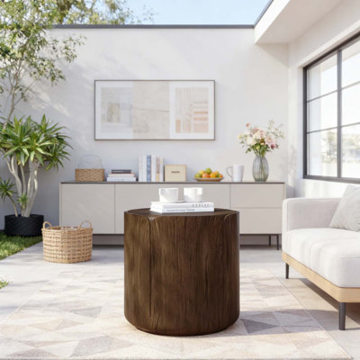 Round Indoor Outdoor Coffee Table