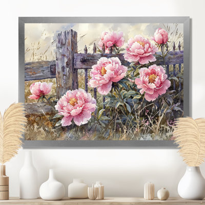 Pivoines de Purcell par The Farm Gate I - pivoines, art mural