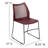 Oliverson Plastic Stacking Lobby Chairs with Honeycomb Backs-1496206834-1496206833