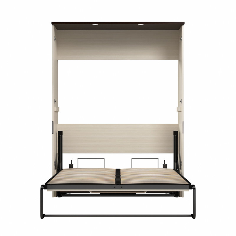 Balleza Murphy Bed with Desk, Sleeping Arrangement for Guest Room and Home Office, Queen