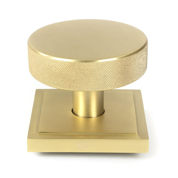 Brompton Single Dummy Door Knob , Polished Bronze