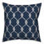 Navy Blue Nautical Knots Throw Pillow-1698365068