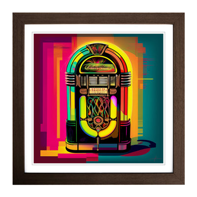 Jukebox Fauvism - Single Picture Frame Print