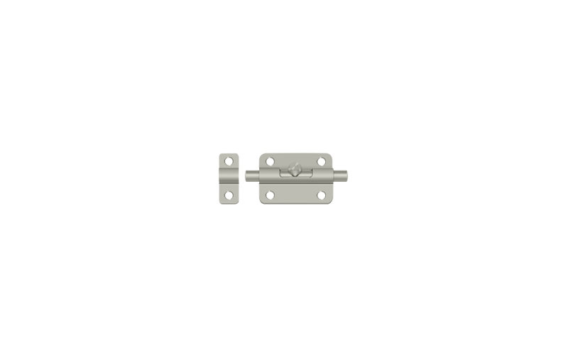 Barrel Latch/Catch/Bolt, Brushed Nickel