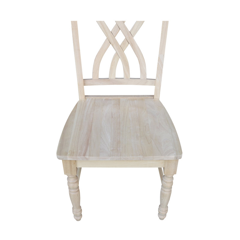 Demica 18'' H Solid Wood Side Chair