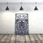 Panneau d'intimité en aluminium découpé au laser Classic Flower - art mural extérieur thermolaqué en métal, paravent de clôture de jardin décoratif-71026342-71026354