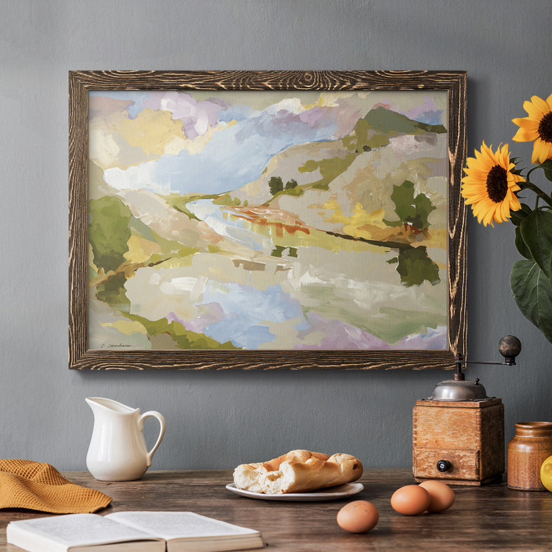 Uplands Ii, reproduction d'art sur toile, Noyer, H 14 po x l 20 po x P 1,5 po