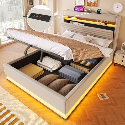 Lift Up Storage Bed Frame