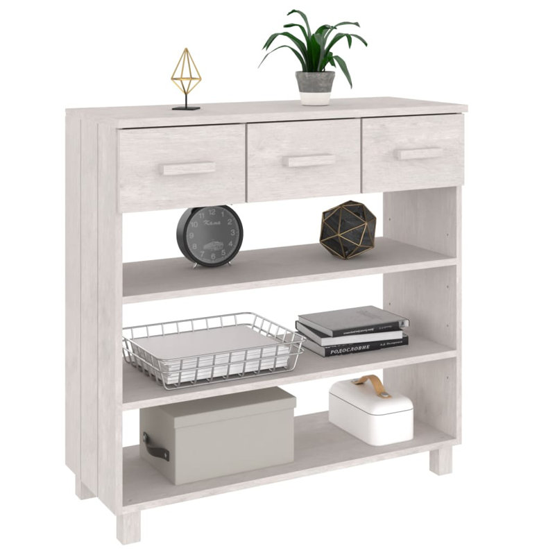Hassanah 90cm Console Table, White