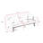 Twin 73.2'' Wide Tufted Back Convertible Sofa-178108344