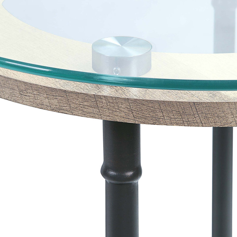 Javeon Glass Top Coffee Table