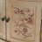 European style hand-painted corner bookcase