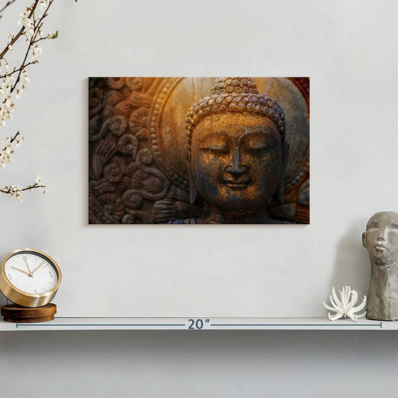 Adella Sunlit Buddha Statue, 8" H x 12" W