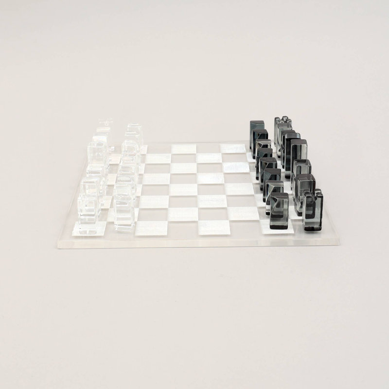 Jeu d'échecs en acrylique