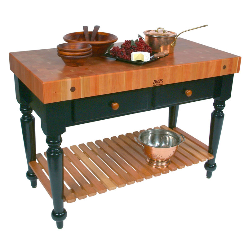 Table Le Rustica Rouge et Noir, H 34,5 po x l 48 po x p 24 po/1 inclus