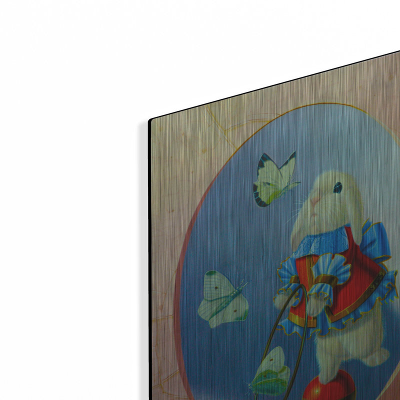 «White Butterflies» par Valery Vecu Quitard, art mural en métal, H 16 po x l 12 po
