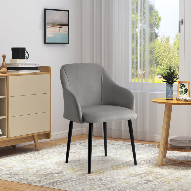 Malek 39cm H Upholstered Armchair, Grey