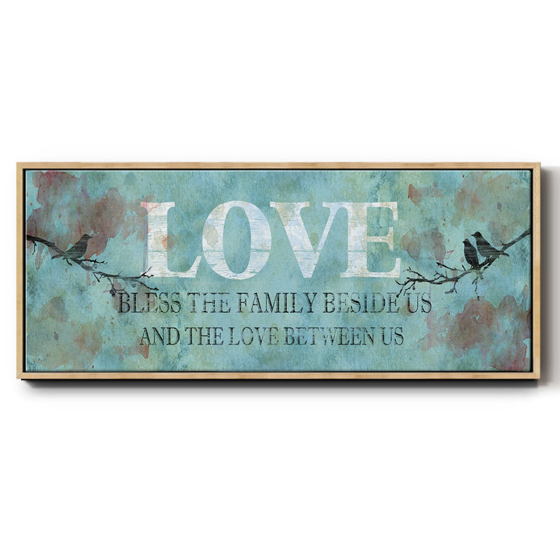 Amour entre nous - toile encadrée