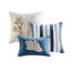 Édredon en coton 7 pièces pour grand lit bleu captivant