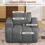 Fauteuil d'appoint surdimensionné de 44 pouces, fauteuil canapé une place en mousse à mémoire de forme avec assise profonde et accoudoirs larges-129883934