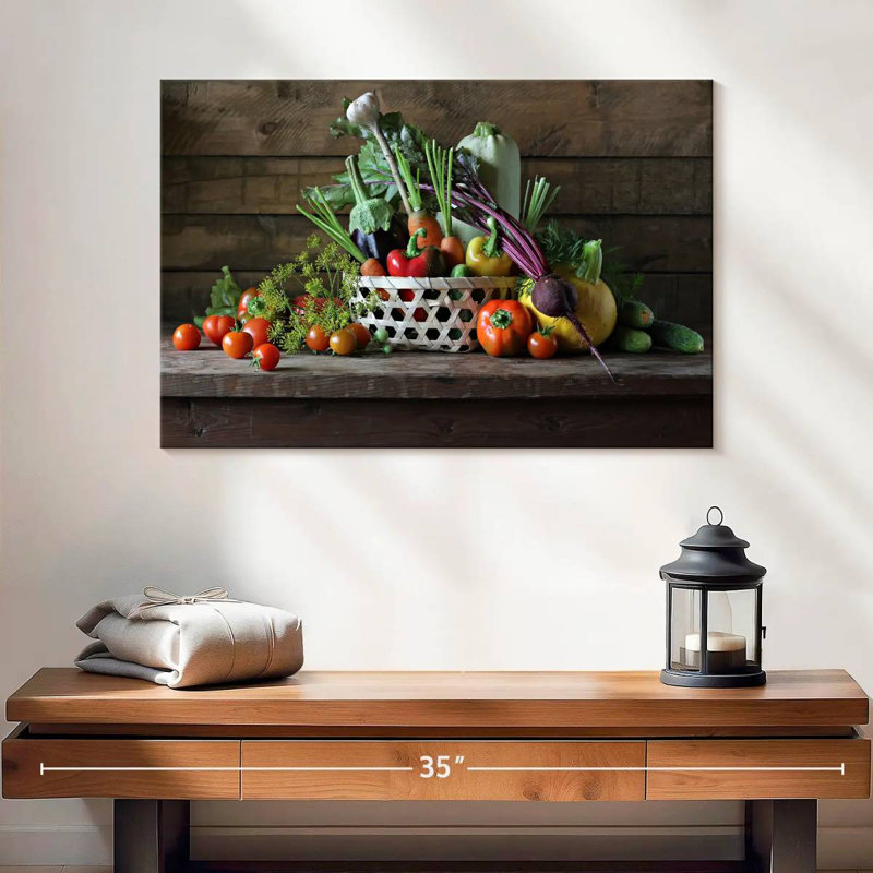 Yarlin Disintegrated Tomato, 16" H x 24" W