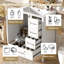 Meuble-lavabo 24,8 po avec lavabo en céramique-333572216