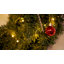 Couronne de Noël artificielle pré-illuminée de 91 cm (36 po), verte