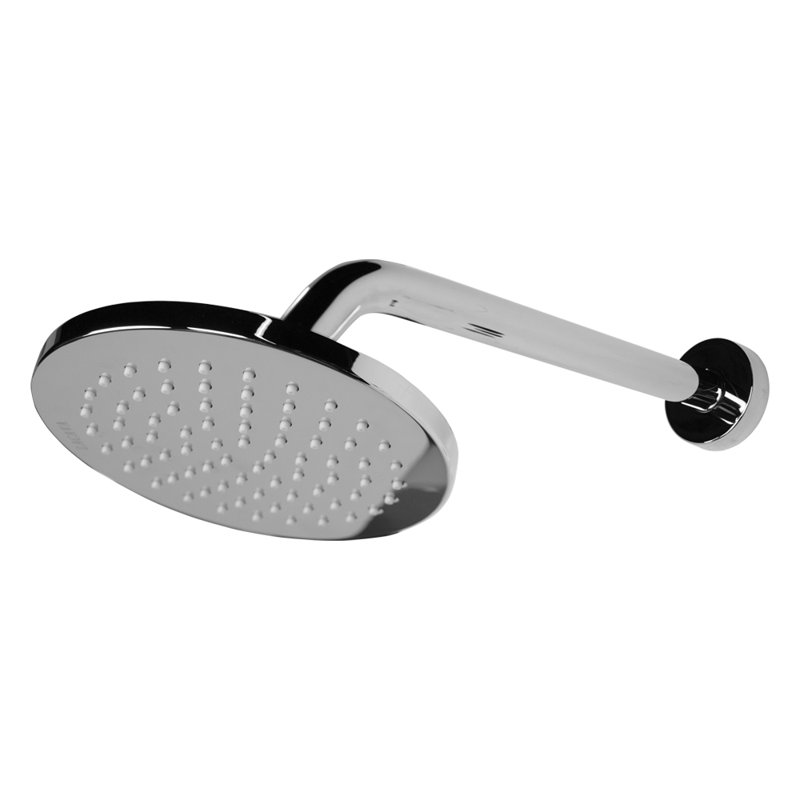 Arch Shower Arm With Flange, Polished Chrome