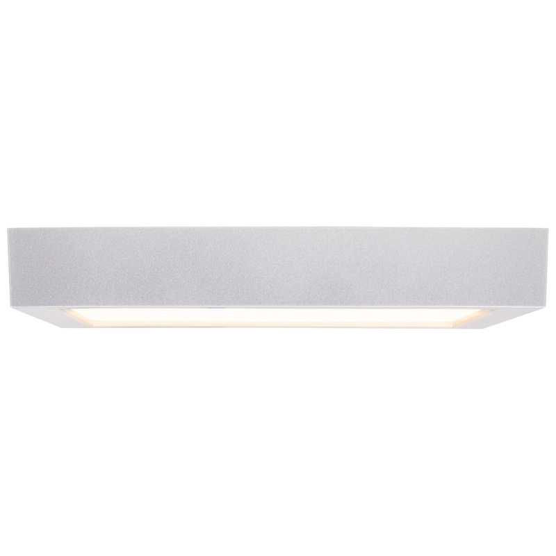Plafonnier encastré à DEL Skiljo, H 1 po x l 9 po x p 9 po, Argent