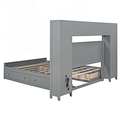 Lit plateforme avec rangement Arnitha