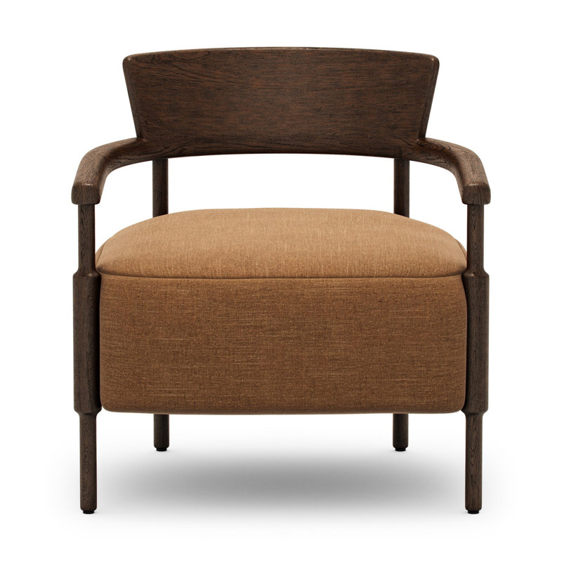 Armchair, Laughlin Ochre Polyester Blend