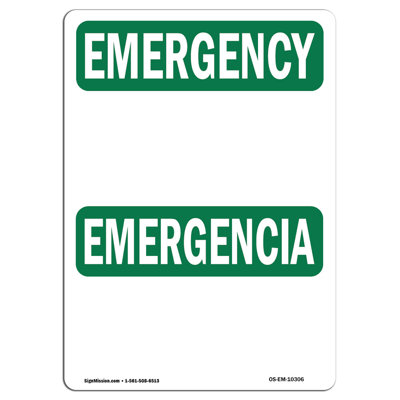 Enseigne de secours vierge