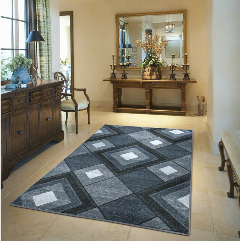 Gibert Geometric Area Rug, Rectangle 200 x 290cm