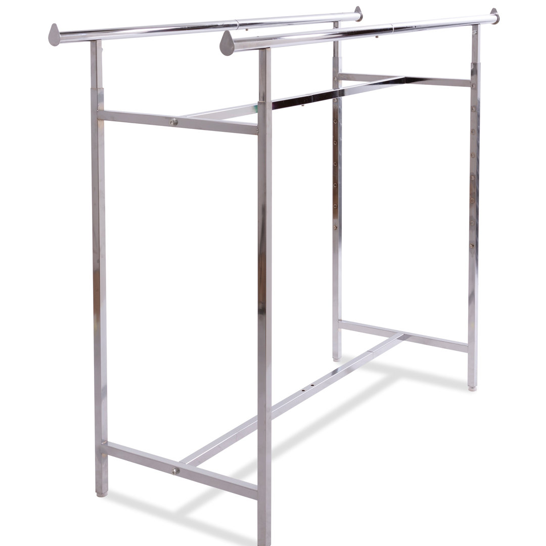 Nathanial 60'' Metal Clothing Rack Rebrilliant
