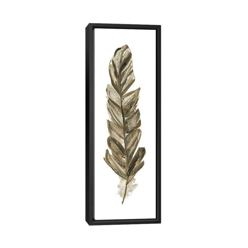 «Soft Feather III» par Sally Swatland - reproduction de dessin panoramique, H 60 po x l 20 po x P 1,5 po