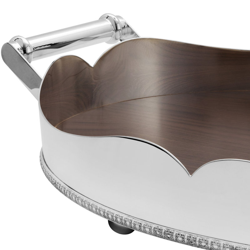 Decorative Tray, 3" H x 13" W x 22" D