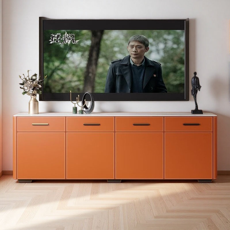 Meuble télé pour téléviseur jusqu'à 70 po, H 23,62 po x L 78,74 po x l 13,78 po