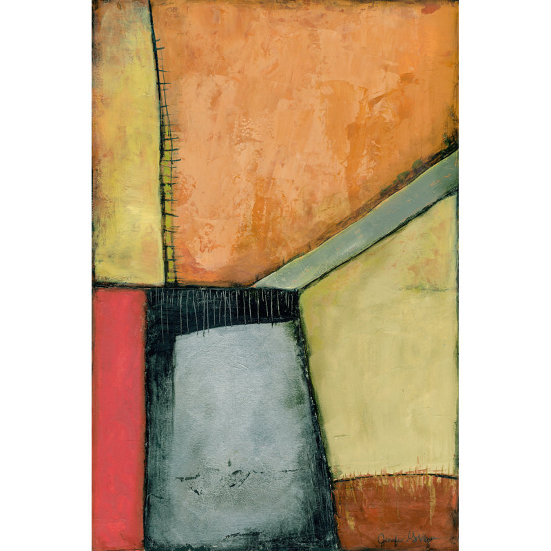 Neo Tangerine II (AR) FU 1 Piece Wrapped Canvas Wall Art, 91cm H x 61cm W