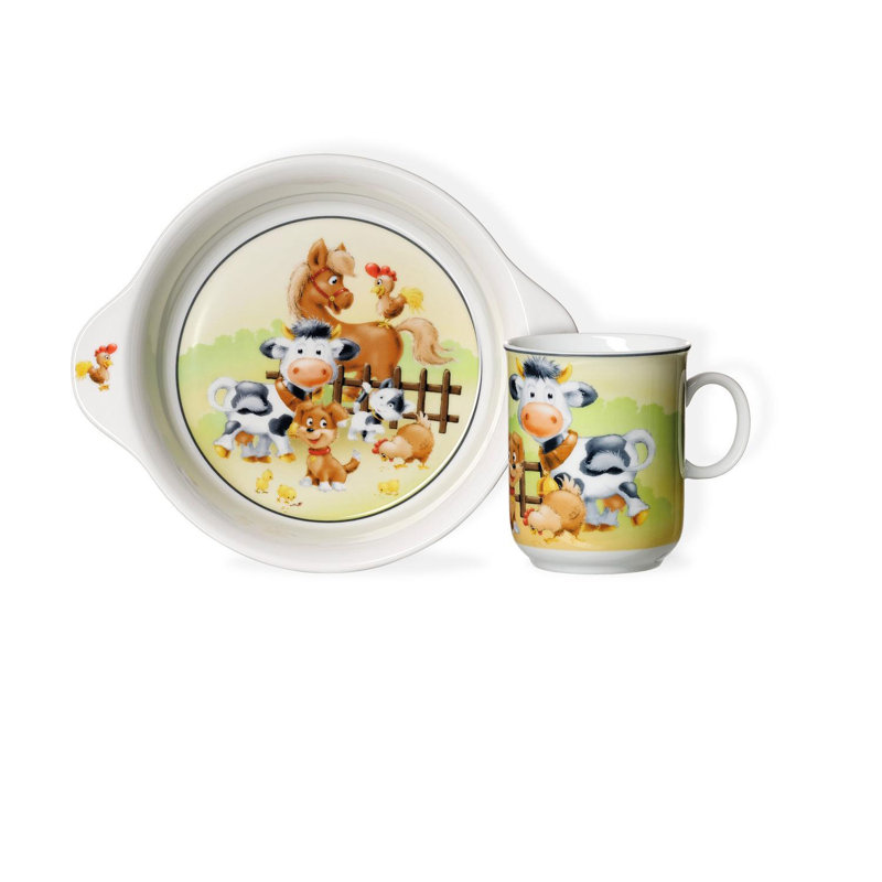 2-Piece Animal Motif Dinnerware Set