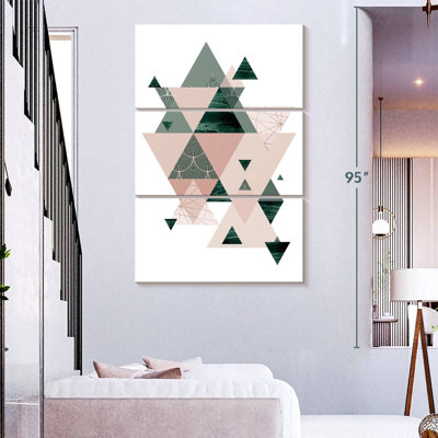 Avery Evergreen Blush Geo II