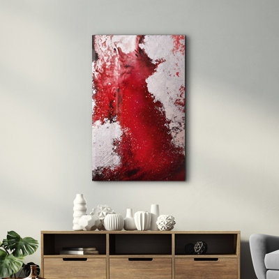 Élégante peinture murale en verre trempé de 13,8 po x 21,7 po | 100% verre trempé, épaisseur: 0,16 pouce | Imprimé UV pour des couleurs éclatantes | Parfait pour la décoration intérieure, le salon et les espaces de bureau